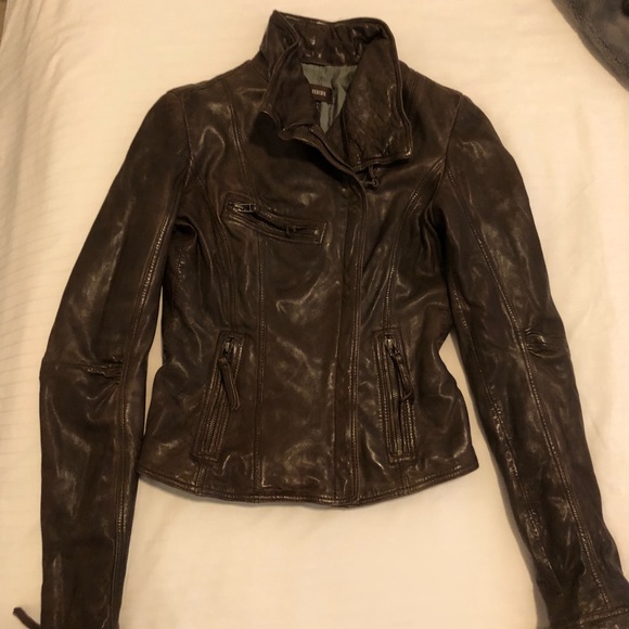 DANIER LEATHER MOTO JACKET - Picture 5 of 9